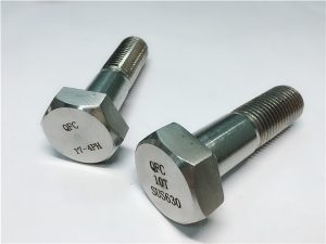 NO.49-DIN931 Hardening Keras AISI 630 (17-4PH) Stainless Steel Hex Bolt