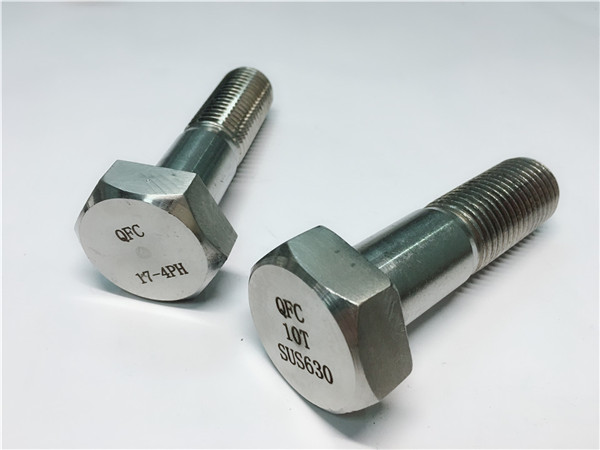 din931 udan hardening aisi 630 (17-4ph) stainless steel hex bolt