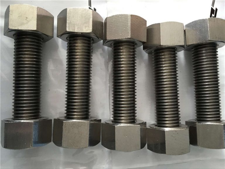 wesi nikel 400 en2.4360 kanthi benang rod kanthi fastener kacang