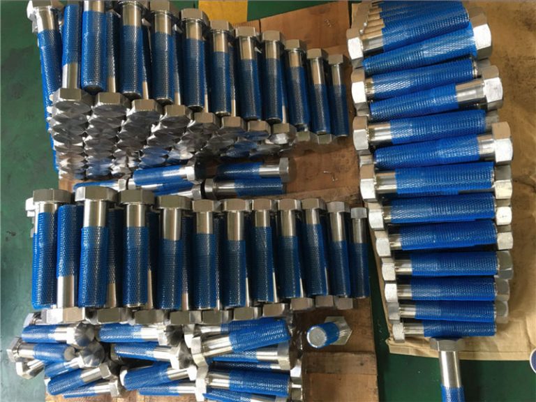 ing 304l en1.4306 ss fastener hets bolts iso4014 setengah benang