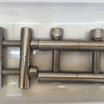 ansi 316ti / en 1.4571, 317l / en 1.4438 bagian baja stainless steel-seri rod penghubung